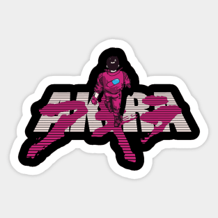 Synthwave akira v2 Sticker